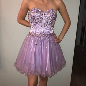Nina Canacci purple dress